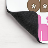 Sassy Oboe Chick Mousepad Muismat (Hoek)