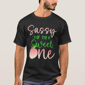 Sassy of the Birthday One Peach 1st Summer Fruit T-shirt