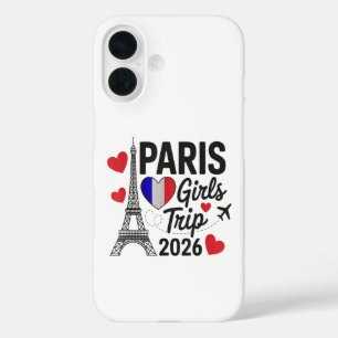 Sassy Parijse Meisjesreis 2026 Vakantie Kinderen R iPhone 16 Hoesje