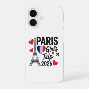 Sassy Parijse Meisjesreis 2026 Vakantie Kinderen R iPhone 16 Hoesje
