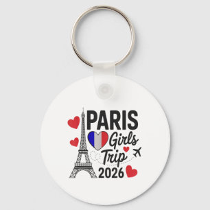 Sassy Paris Meidenreis 2026 Vakantie Kinderen Reün Sleutelhanger