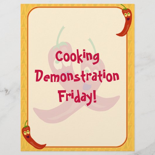 Sassy Pepper Flyer (Voorkant)