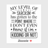 Sassy Personality Attitude Quote Sticker #8 (Vel)
