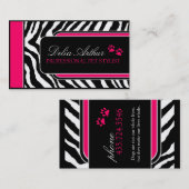 Sassy Pet Stylist-Visitekaartjes Visitekaartje (Voorkant / Achterkant)