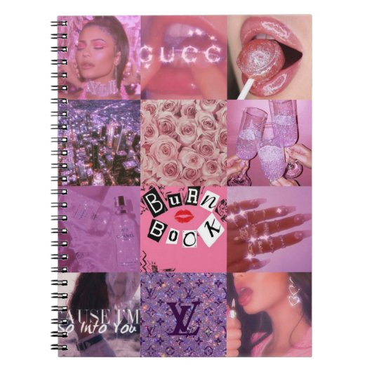 Sassy Pink Burn Book Notitieboek (Voorkant)