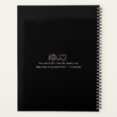 Sassy Pinkista Self Care Planner (Achterkant)