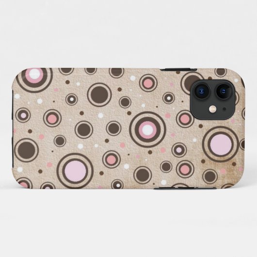 Sassy Polka Dot iPhone Case (Achterkant (horizontaal))