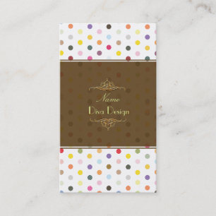 Sassy Polka stipt BusinessCard Visitekaartje