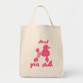 Sassy Poodle Canvas tas (Voorkant)