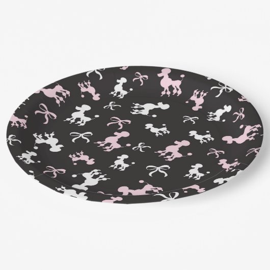 Sassy Poodles Papieren Bordje (Gekanteld)