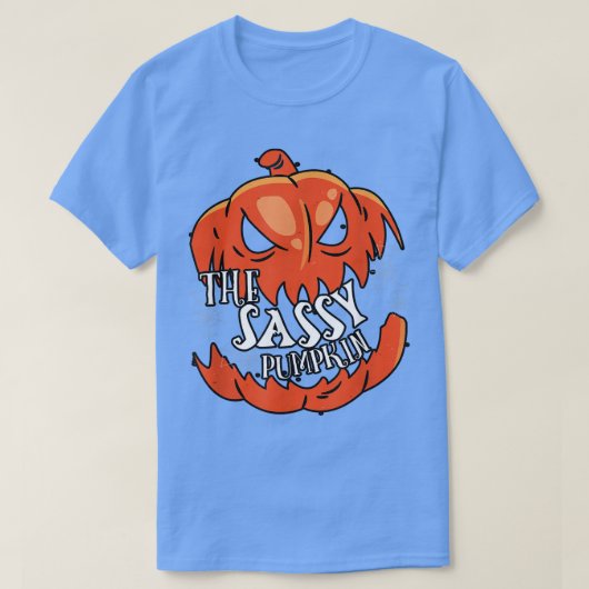 Sassy Pumpkin Matching Family Group Halloween Part T-shirt (Design voorkant)