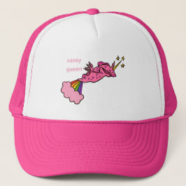 sassy queen nudibranch hat trucker pet