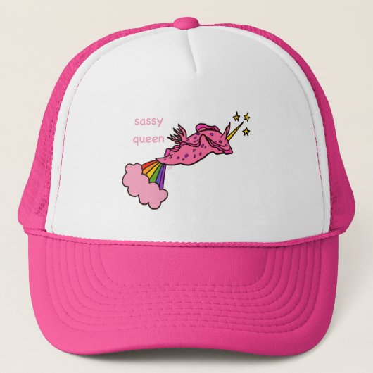 sassy queen nudibranch hat trucker pet (Voorkant)
