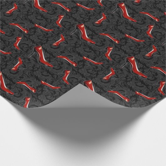 Sassy Red Shoe Cadeaupapier (Hoek)