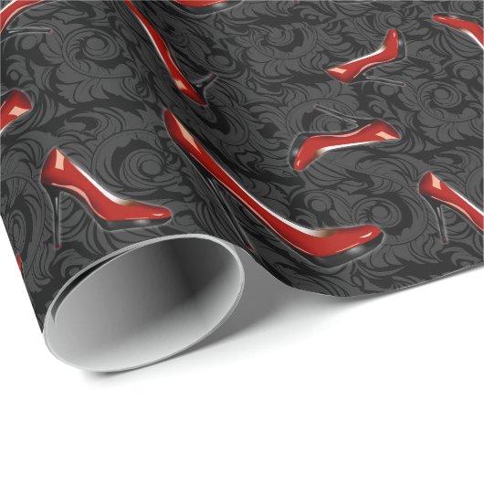 Sassy Red Shoe Cadeaupapier (Rol Hoek)