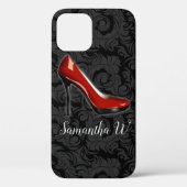 Sassy Red Shoe Dames Elegant Case-Mate iPhone Case (Achterkant)