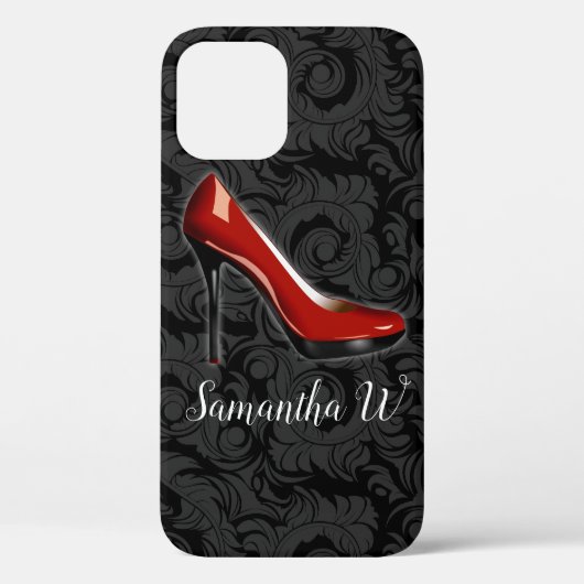 Sassy Red Shoe Dames Elegant Case-Mate iPhone Case (Achterkant)