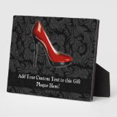 Sassy Red Shoe Fotoplaat (Zijkant)