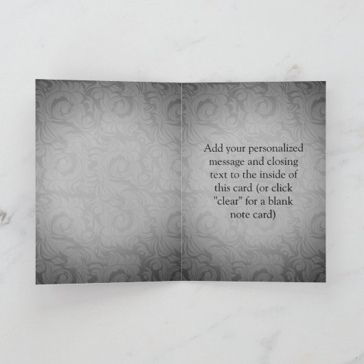 Sassy Red Shoe Kaart (Binnen)