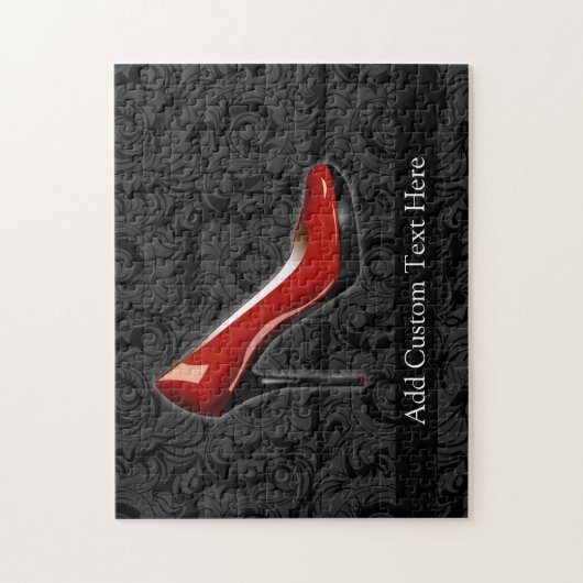 Sassy Red Shoe Legpuzzel (Verticaal)