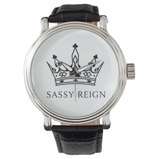 Sassy Reign Tote Bag  Horloge (Voorkant)