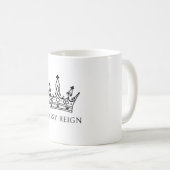 Sassy Reign Tote Bag  Koffiemok (Voorkant rechts)