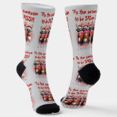 Sassy Reindeer Sokken (Gebogen)