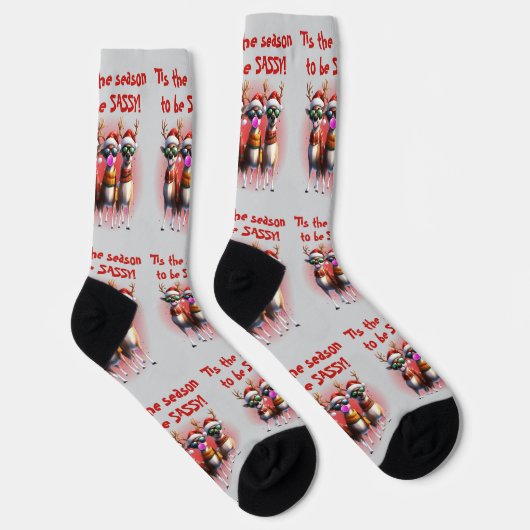 Sassy Reindeer Sokken (Rechts)