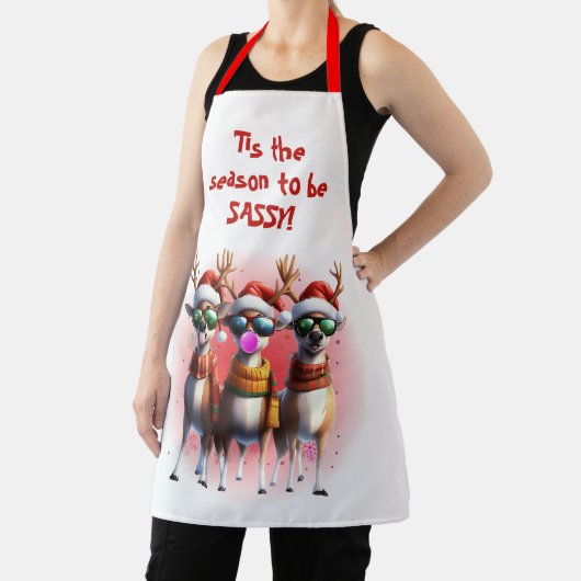 Sassy Rendier All-Over Print Schort (Insitu)