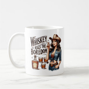 Sassy Retro Girl – Whiskey doodt verveling Tri-Ble Koffiemok