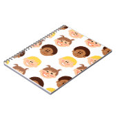 Sassy Retro Kiddie Cartoon Notitieboek (Linkerzijde)