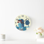 Sassy Retro Stewardess Ronde Klok (Huis)