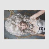 Sassy Rococo Lady Decoupage |  elegantie Tissuepapier (Voorkant)