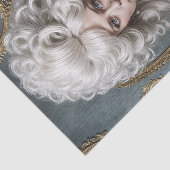 Sassy Rococo Lady Decoupage |  elegantie Tissuepapier (Detail)