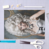Sassy Rococo Lady Decoupage |  elegantie Tissuepapier (Craft)