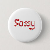 Sassy Ronde Button 5,7 Cm (Voorkant)