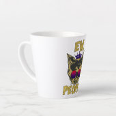 Sassy Royal Cat - "Ew. Mensen" Grappige kattenlief Latte Mok (Linkerhoek)