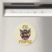 Sassy Royal Cat - "Ew. Mensen" Grappige kattenlief Magneet (Insitu (Vaatwasser))