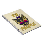 Sassy Royal Cat - "Ew. Mensen" Grappige kattenlief Notitieboek (Rechterzijde)