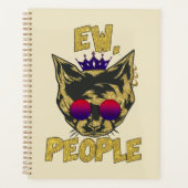 Sassy Royal Cat - "Ew. Mensen" Grappige kattenlief Planner (Voorkant)