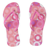 Sassy roze Teenslippers (Voetbed)
