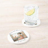 Sassy Sandstone Coaster For Tea Lovers Zandsteen Onderzetter (Zijkant)