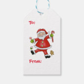 Sassy Santa Cadeaulabel (Voorkant)