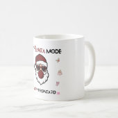 Sassy Santa Mode – Bilingual Christmas Design  Koffiemok (Voorkant rechts)