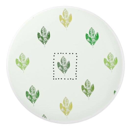 Sassy Sassafras Ceramic Knob Keramische Knop (Voorkant)