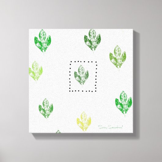Sassy Sassafras op Canvas (Voorkant)