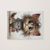 Sassy Schattige Kitten Legpuzzel (Horizontaal)