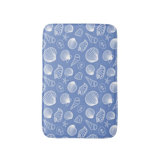 Sassy Seashell Pattern Badmat (Voorkant Verticaal)