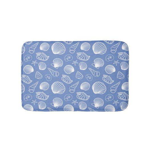 Sassy Seashell Pattern Badmat (Voorkant)