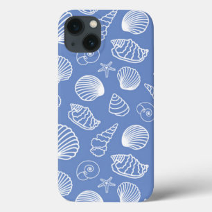 Sassy Seashell Pattern iPhone 13 Hoesje